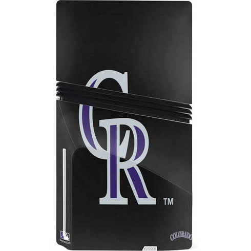 MLB Colorado Rockies - Solid Distressed PS5 Pro Disk Bundle  Skin